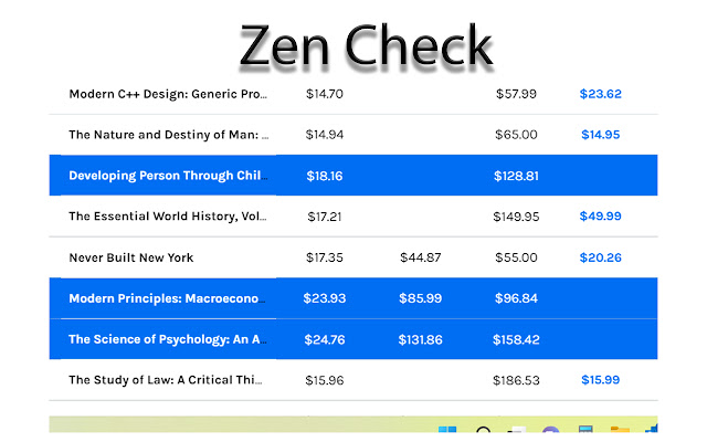 Zen Check from Chrome web store to be run with OffiDocs Chromium online Zen Check from Chrome web store to be run with OffiDocs Chromium online
