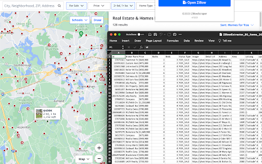 Zillow Scraper Agent Property Export from Chrome web store to be run with OffiDocs Chromium online Zillow Scraper Agent Property Export from Chrome web store to be run with OffiDocs Chromium online