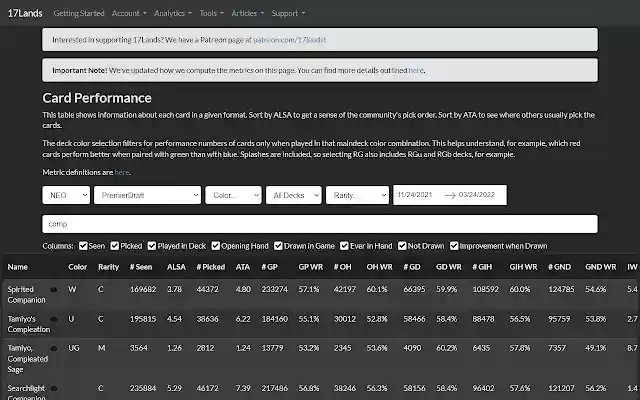 17Lands Extensions from Chrome web store to be run with OffiDocs Chromium online 17Lands Extensions from Chrome web store to be run with OffiDocs Chromium online