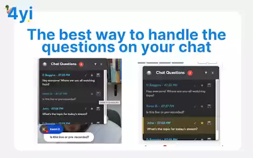 4yi from Chrome web store to be run with OffiDocs Chromium online 4yi from Chrome web store to be run with OffiDocs Chromium online