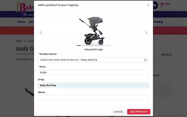 Add to Baby Got Gifts Button from Chrome web store to be run with OffiDocs Chromium online Add to Baby Got Gifts Button from Chrome web store to be run with OffiDocs Chromium online