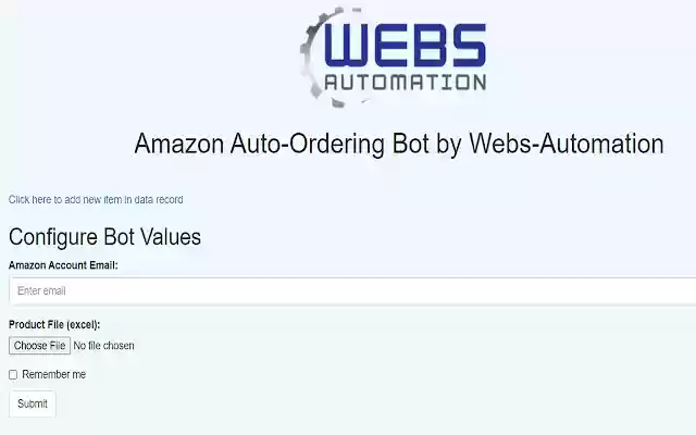 Amazon Auto Ordering from Chrome web store to be run with OffiDocs Chromium online Amazon Auto Ordering from Chrome web store to be run with OffiDocs Chromium online