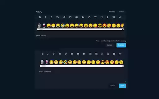Anilist Emoji Extension from Chrome web store to be run with OffiDocs Chromium online Anilist Emoji Extension from Chrome web store to be run with OffiDocs Chromium online