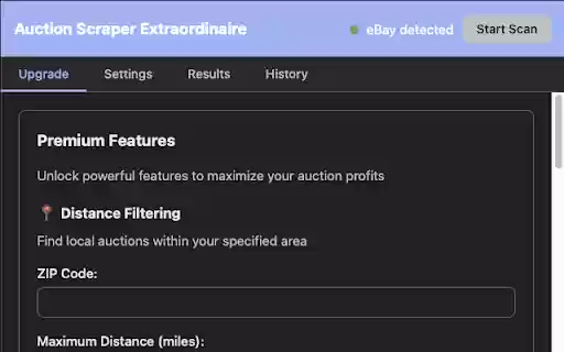 Auction Scraper Extraordinaire from Chrome web store to be run with OffiDocs Chromium online Auction Scraper Extraordinaire from Chrome web store to be run with OffiDocs Chromium online