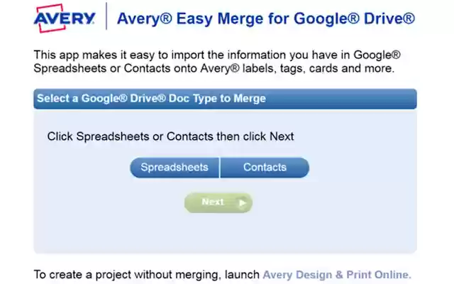 Avery Easy Merge from Chrome web store to be run with OffiDocs Chromium online Avery Easy Merge from Chrome web store to be run with OffiDocs Chromium online