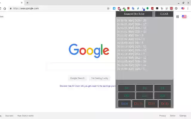 Balanced Dice Roller from Chrome web store to be run with OffiDocs Chromium online Balanced Dice Roller from Chrome web store to be run with OffiDocs Chromium online
