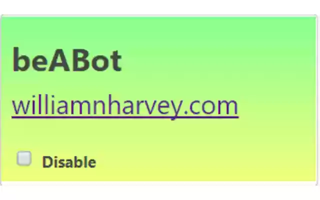 beABot from Chrome web store to be run with OffiDocs Chromium online beABot from Chrome web store to be run with OffiDocs Chromium online