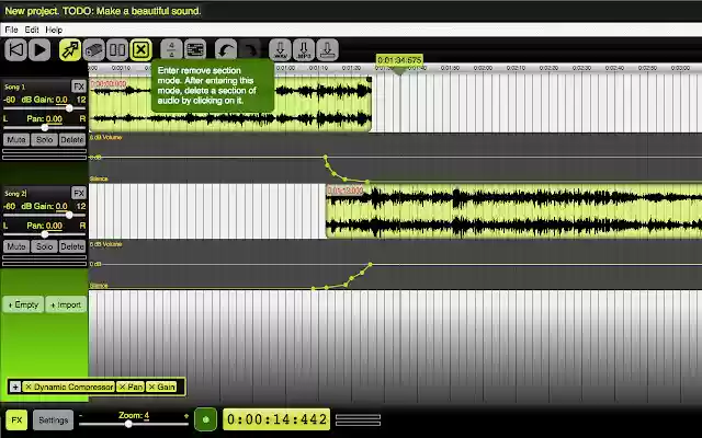 Beautiful Audio Editor from Chrome web store to be run with OffiDocs Chromium online Beautiful Audio Editor from Chrome web store to be run with OffiDocs Chromium online