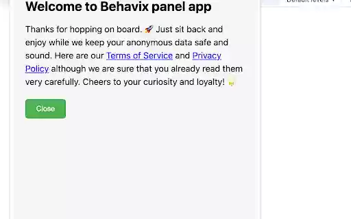 Behavix from Chrome web store to be run with OffiDocs Chromium online Behavix from Chrome web store to be run with OffiDocs Chromium online