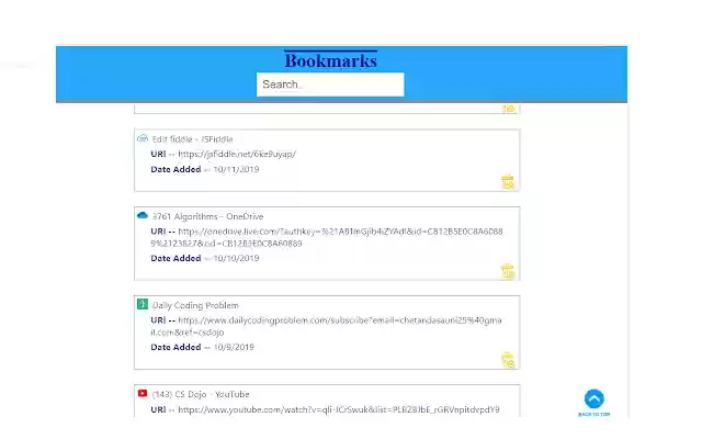 Bookmarks Simplified from Chrome web store to be run with OffiDocs Chromium online Bookmarks Simplified from Chrome web store to be run with OffiDocs Chromium online