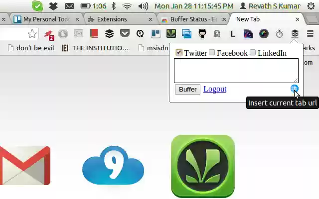 Buffer Status from Chrome web store to be run with OffiDocs Chromium online Buffer Status from Chrome web store to be run with OffiDocs Chromium online