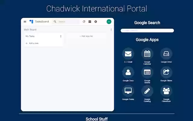 Chadwick International Portal from Chrome web store to be run with OffiDocs Chromium online Chadwick International Portal from Chrome web store to be run with OffiDocs Chromium online