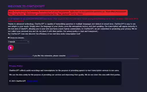ChatVocGPT from Chrome web store to be run with OffiDocs Chromium online ChatVocGPT from Chrome web store to be run with OffiDocs Chromium online