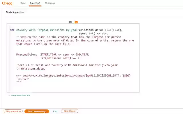 Chegg Question Skipper from Chrome web store to be run with OffiDocs Chromium online Chegg Question Skipper from Chrome web store to be run with OffiDocs Chromium online