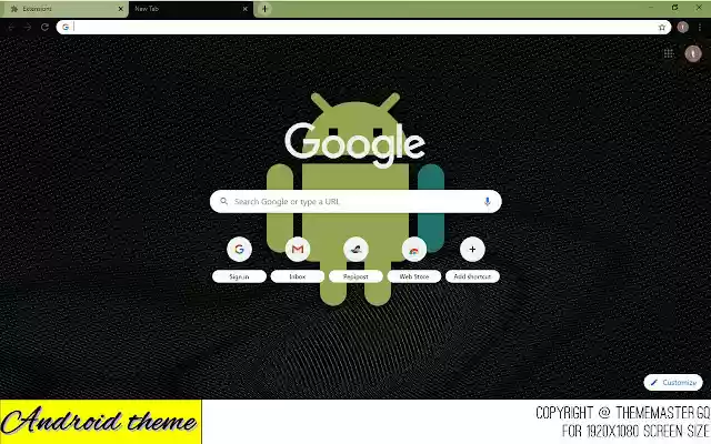 Chrome theme for android lovers from Chrome web store to be run with OffiDocs Chromium online Chrome theme for android lovers from Chrome web store to be run with OffiDocs Chromium online