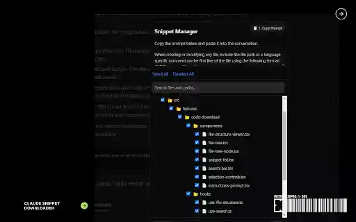 Claude Plus Snippet Downloader. Download Your Claude Snippets In One Click from Chrome web store to be run with OffiDocs Chromium online Claude Plus Snippet Downloader. Download Your Claude Snippets In One Click from Chrome web store to be run with OffiDocs Chromium online