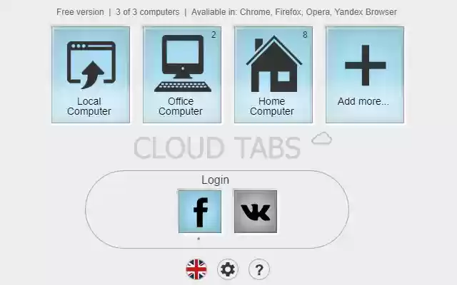 Cloud Tabs from Chrome web store to be run with OffiDocs Chromium online Cloud Tabs from Chrome web store to be run with OffiDocs Chromium online