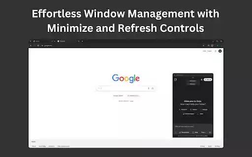 Companion Window | Always on Top from Chrome web store to be run with OffiDocs Chromium online Companion Window | Always on Top from Chrome web store to be run with OffiDocs Chromium online