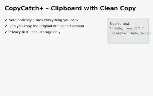 CopyCatch+ from Chrome web store to be run with OffiDocs Chromium online CopyCatch+ from Chrome web store to be run with OffiDocs Chromium online
