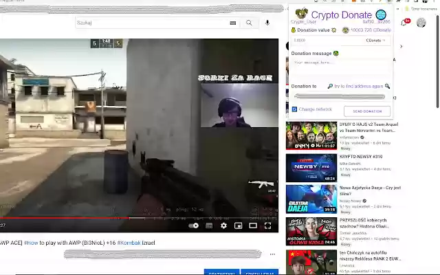 Crypto Donate Extension from Chrome web store to be run with OffiDocs Chromium online Crypto Donate Extension from Chrome web store to be run with OffiDocs Chromium online