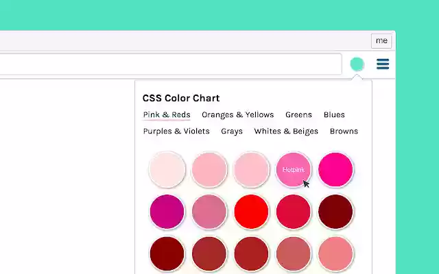 CSS Color Chart from Chrome web store to be run with OffiDocs Chromium online CSS Color Chart from Chrome web store to be run with OffiDocs Chromium online
