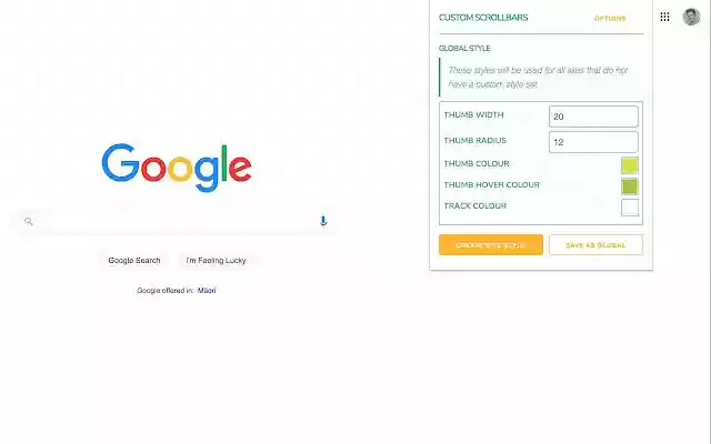 Custom Scrollbars from Chrome web store to be run with OffiDocs Chromium online Custom Scrollbars from Chrome web store to be run with OffiDocs Chromium online
