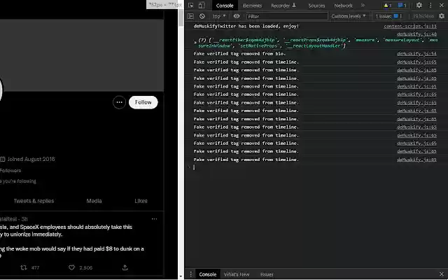 deMuskify from Chrome web store to be run with OffiDocs Chromium online deMuskify from Chrome web store to be run with OffiDocs Chromium online
