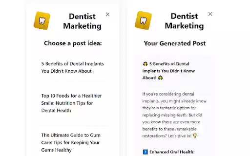 Dentist Marketing – Free Marketing Ideas for Dentists from Chrome web store to be run with OffiDocs Chromium online Dentist Marketing – Free Marketing Ideas for Dentists from Chrome web store to be run with OffiDocs Chromium online