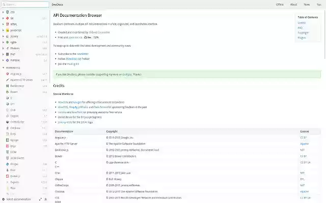 DevDocs from Chrome web store to be run with OffiDocs Chromium online DevDocs from Chrome web store to be run with OffiDocs Chromium online
