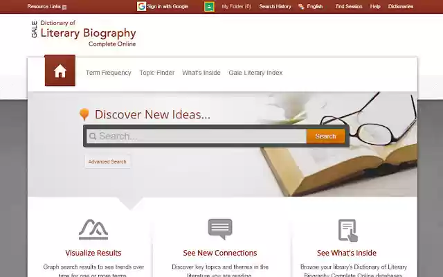 Dictionary of Literary Biography Online from Chrome web store to be run with OffiDocs Chromium online Dictionary of Literary Biography Online from Chrome web store to be run with OffiDocs Chromium online
