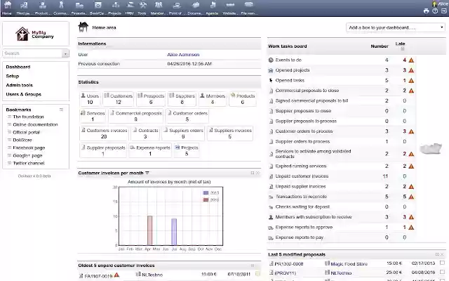 DoliCloud ERP CRM from Chrome web store to be run with OffiDocs Chromium online DoliCloud ERP CRM from Chrome web store to be run with OffiDocs Chromium online