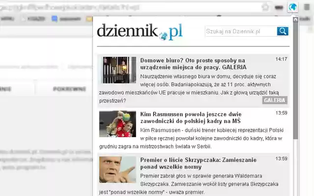 Dziennik.pl from Chrome web store to be run with OffiDocs Chromium online Dziennik.pl from Chrome web store to be run with OffiDocs Chromium online