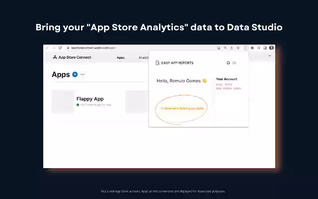 Easy App Reports Plugin from Chrome web store to be run with OffiDocs Chromium online Easy App Reports Plugin from Chrome web store to be run with OffiDocs Chromium online