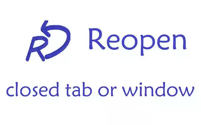 Easy Reopen Tab or Window from Chrome web store to be run with OffiDocs Chromium online Easy Reopen Tab or Window from Chrome web store to be run with OffiDocs Chromium online