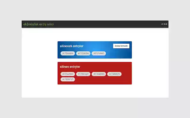 ekşi sözlük entry silici from Chrome web store to be run with OffiDocs Chromium online ekşi sözlük entry silici from Chrome web store to be run with OffiDocs Chromium online