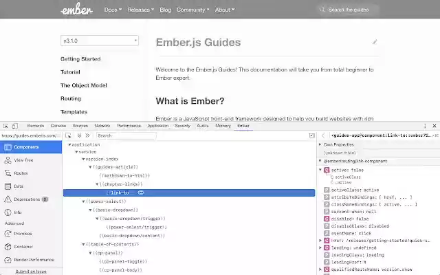 Ember Inspector from Chrome web store to be run with OffiDocs Chromium online Ember Inspector from Chrome web store to be run with OffiDocs Chromium online