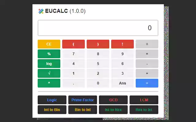 EUCALC from Chrome web store to be run with OffiDocs Chromium online EUCALC from Chrome web store to be run with OffiDocs Chromium online