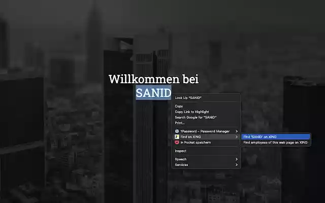 Find on XING from Chrome web store to be run with OffiDocs Chromium online Find on XING from Chrome web store to be run with OffiDocs Chromium online