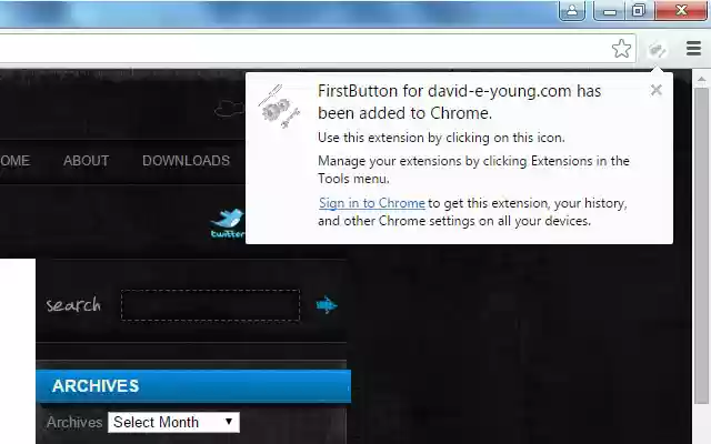 FirstButton for david e young.com from Chrome web store to be run with OffiDocs Chromium online FirstButton for david e young.com from Chrome web store to be run with OffiDocs Chromium online