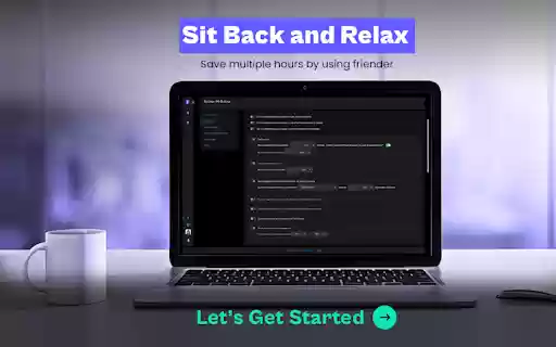 Friender stage from Chrome web store to be run with OffiDocs Chromium online Friender stage from Chrome web store to be run with OffiDocs Chromium online