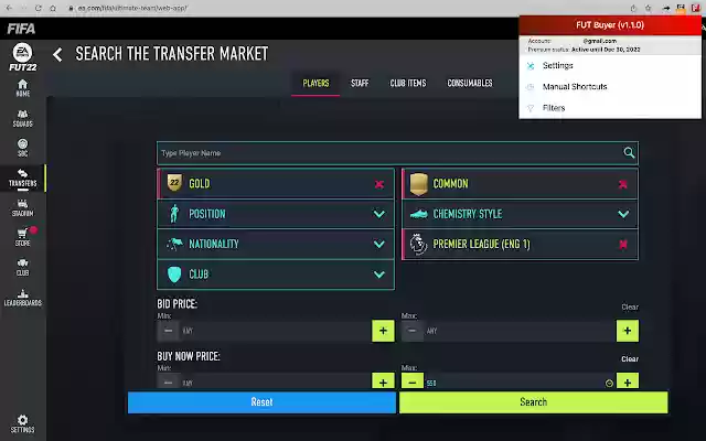 FUT Buyer from Chrome web store to be run with OffiDocs Chromium online FUT Buyer from Chrome web store to be run with OffiDocs Chromium online