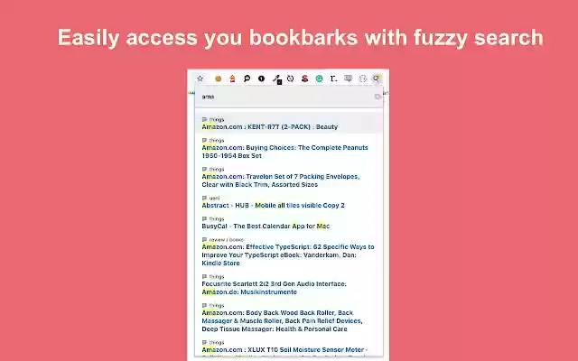 Fuzzy Bookmarks from Chrome web store to be run with OffiDocs Chromium online Fuzzy Bookmarks from Chrome web store to be run with OffiDocs Chromium online