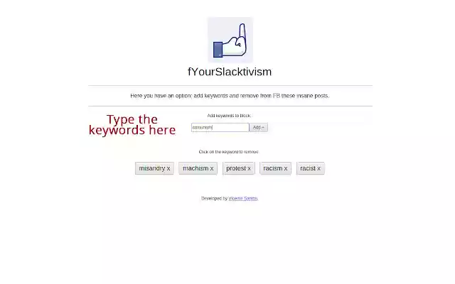 fYourSlacktivism from Chrome web store to be run with OffiDocs Chromium online fYourSlacktivism from Chrome web store to be run with OffiDocs Chromium online