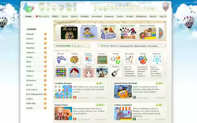 Giochi per bambini from Chrome web store to be run with OffiDocs Chromium online Giochi per bambini from Chrome web store to be run with OffiDocs Chromium online