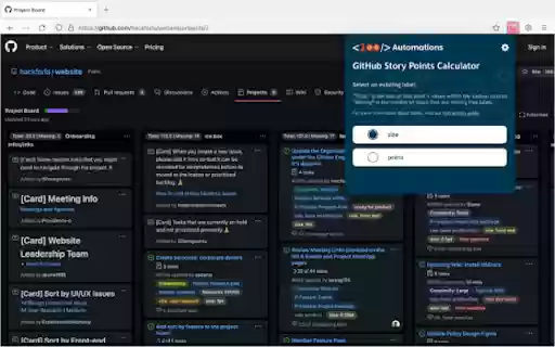 github story points calculator from Chrome web store to be run with OffiDocs Chromium online github story points calculator from Chrome web store to be run with OffiDocs Chromium online