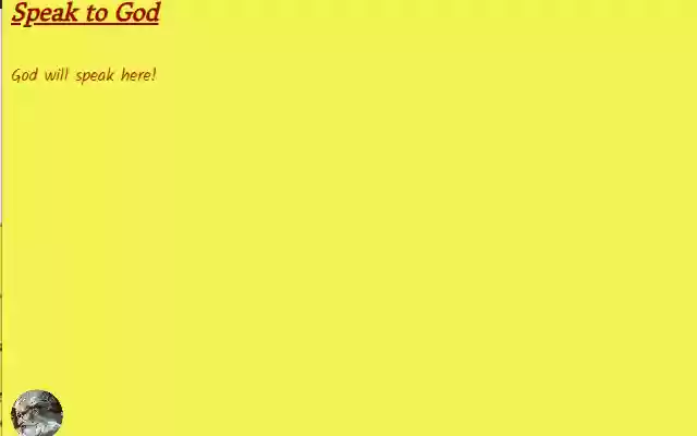 Godspeak from Chrome web store to be run with OffiDocs Chromium online Godspeak from Chrome web store to be run with OffiDocs Chromium online