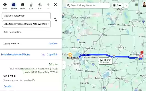 Google Maps Gas Mileage Cost Calculator from Chrome web store to be run with OffiDocs Chromium online Google Maps Gas Mileage Cost Calculator from Chrome web store to be run with OffiDocs Chromium online