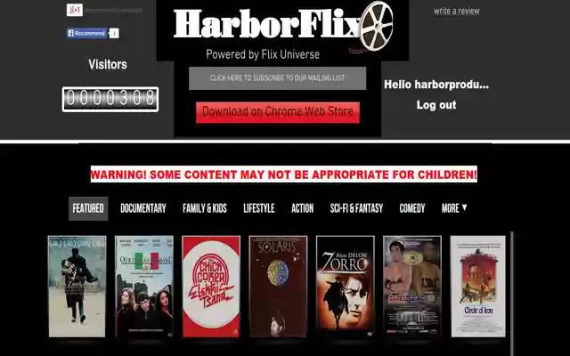 HarborFlix from Chrome web store to be run with OffiDocs Chromium online HarborFlix from Chrome web store to be run with OffiDocs Chromium online