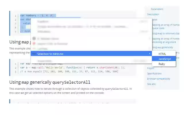 Highlight to Hilite.me from Chrome web store to be run with OffiDocs Chromium online Highlight to Hilite.me from Chrome web store to be run with OffiDocs Chromium online