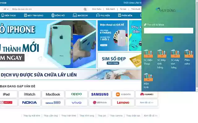 Huy Dung Mobile from Chrome web store to be run with OffiDocs Chromium online Huy Dung Mobile from Chrome web store to be run with OffiDocs Chromium online